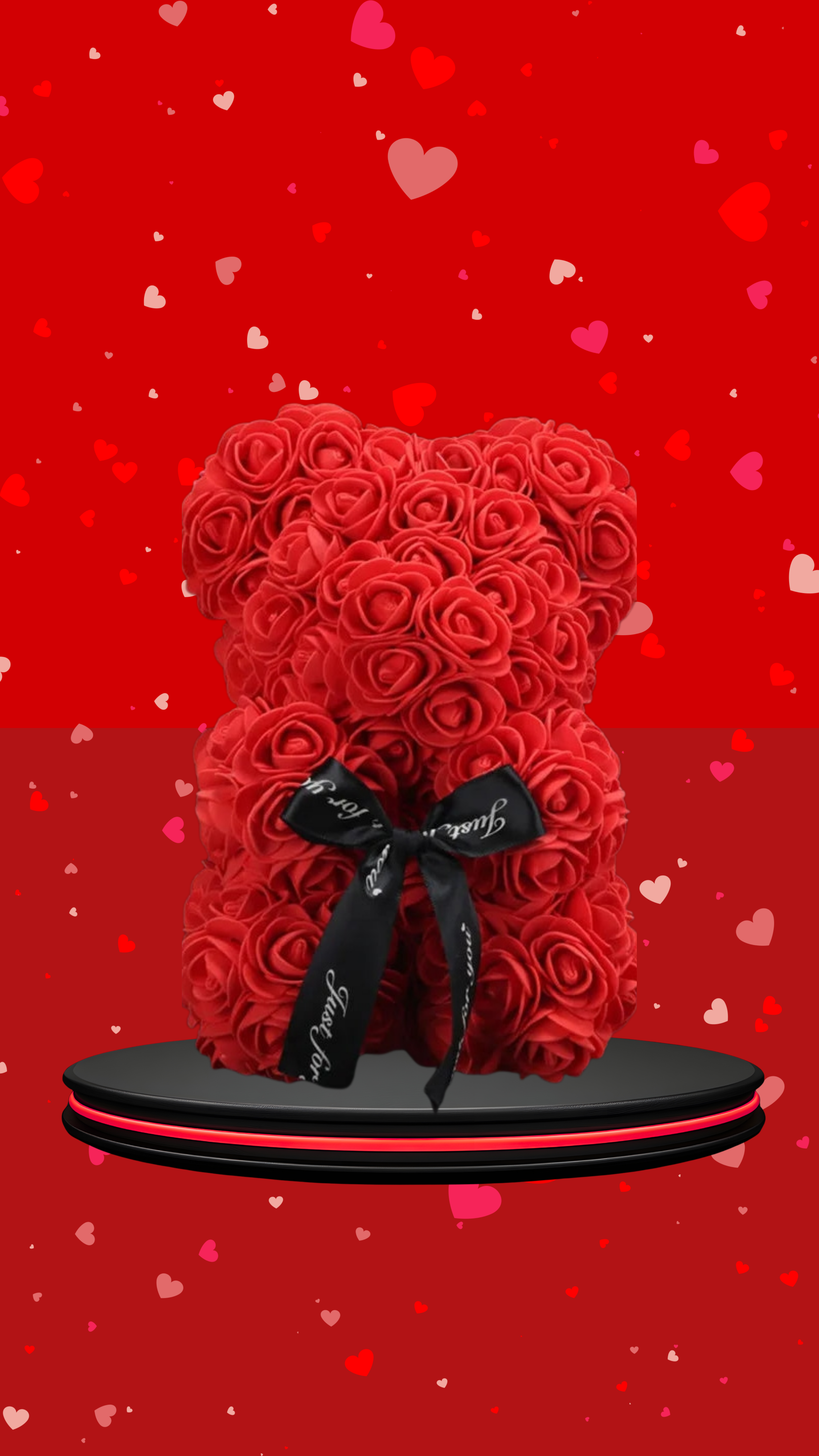 🌹CozyBear™ 25cm – Luksusowy Prezent Na WALENTYNKI